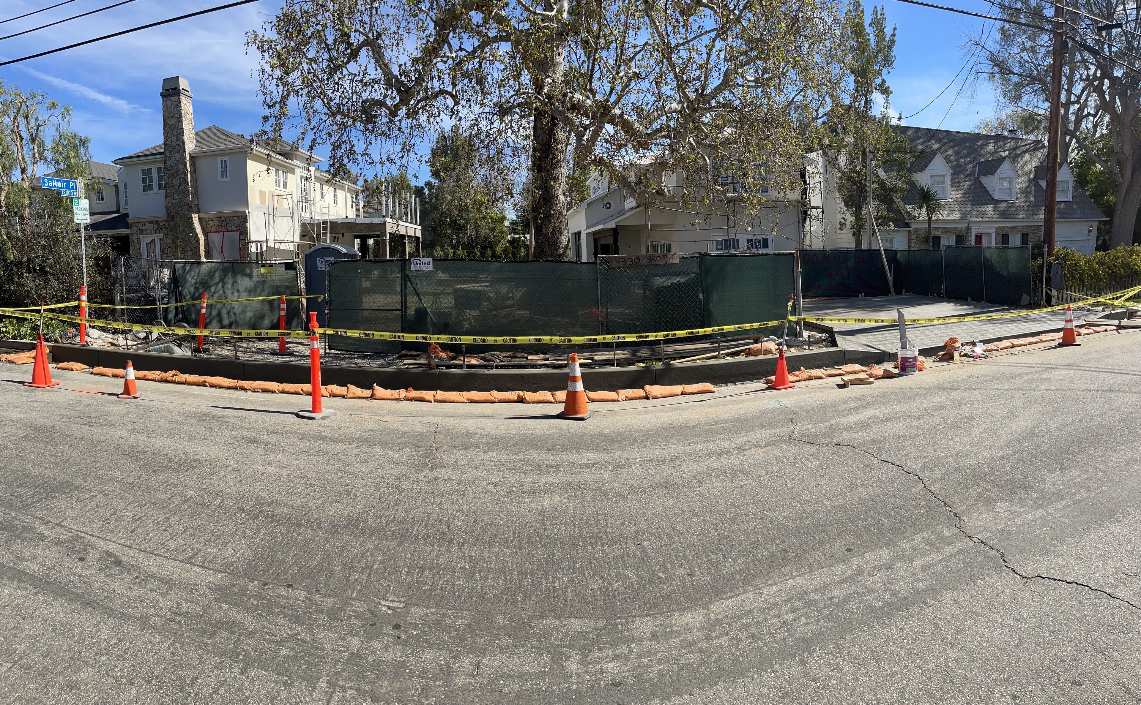 Public works street corner curb ramp construction in Los Angeles County by Concrete Etc., Inc.